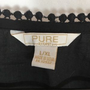 Pure By Exsit Swim - Pure Batwing Sleeves With Lace Inset. Cover Up/Top Pure By Exsit Swim - Pure Batwing Sleeves With Lace Inset. Cover Up/Top